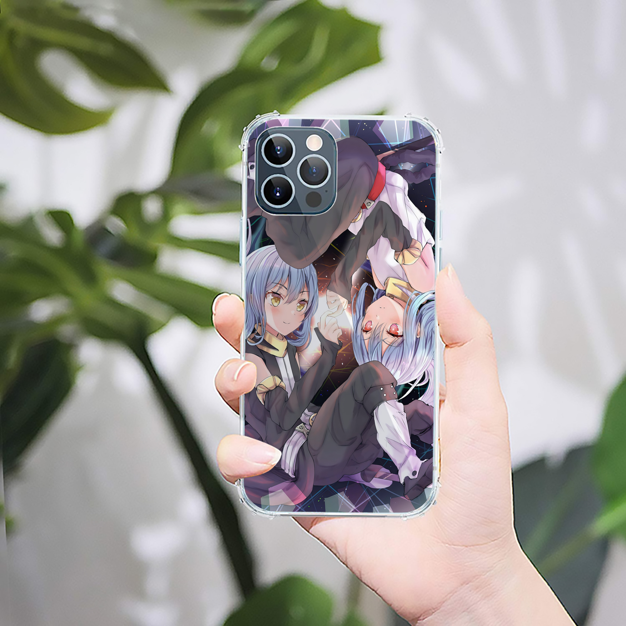 （画像用） 転スラ Regarding Reincarnated to Slime 【iPhone 12シリーズ対応】透明スマホケース（クリアソフトケース）